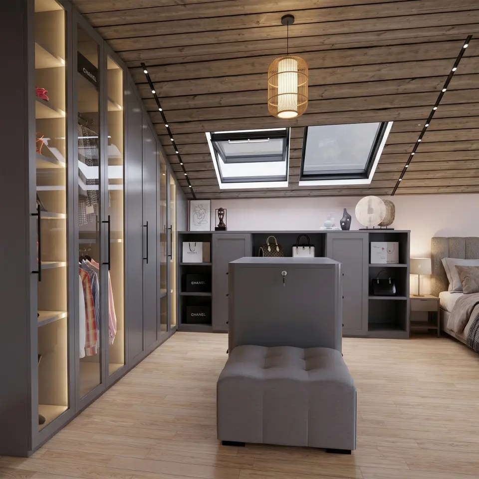 LoftLine Eğimli Dolap