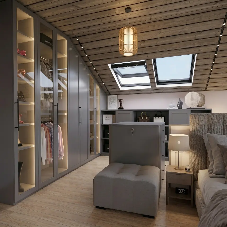 LoftLine Eğimli Dolap